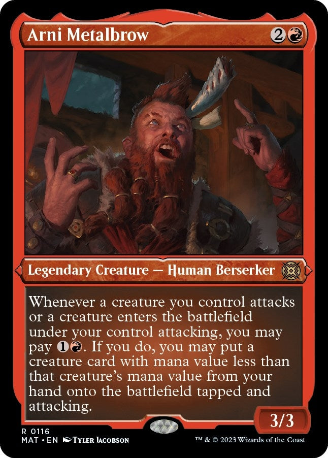 Arni Metalbrow (Foil Etched) (116) (March of the Machine: The Aftermath)