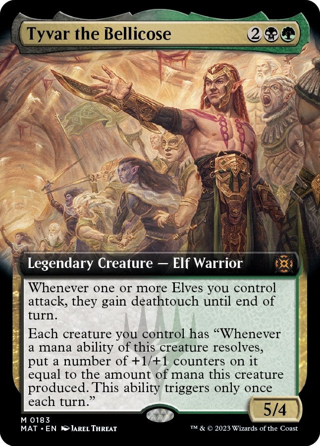 Tyvar the Bellicose (Extended Art) (183) (March of the Machine: The Aftermath)