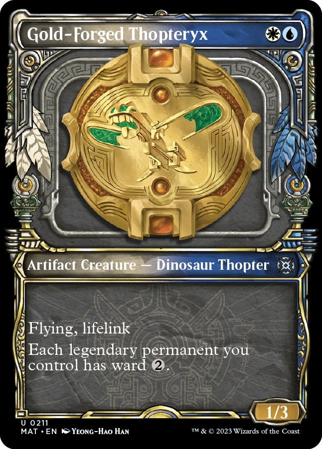 Gold-Forged Thopteryx (Halo Foil) (211) (March of the Machine: The Aftermath)