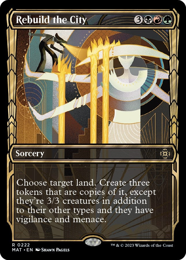 Rebuild the City (Halo Foil) (222) (March of the Machine: The Aftermath)