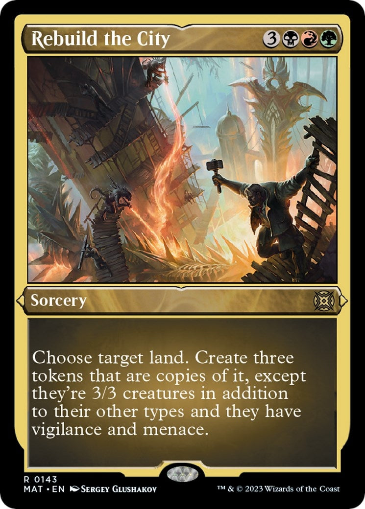 Rebuild the City (Foil Etched) (143) (March of the Machine: The Aftermath)