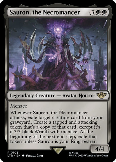 Sauron, the Necromancer (106) (Universes Beyond: The Lord of the Rings: Tales of Middle-earth)