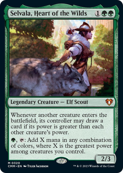 Selvala, Heart of the Wilds (320) (Commander Masters)