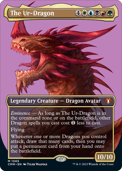 The Ur-Dragon (Textured Foil) (1065) (Commander Masters)