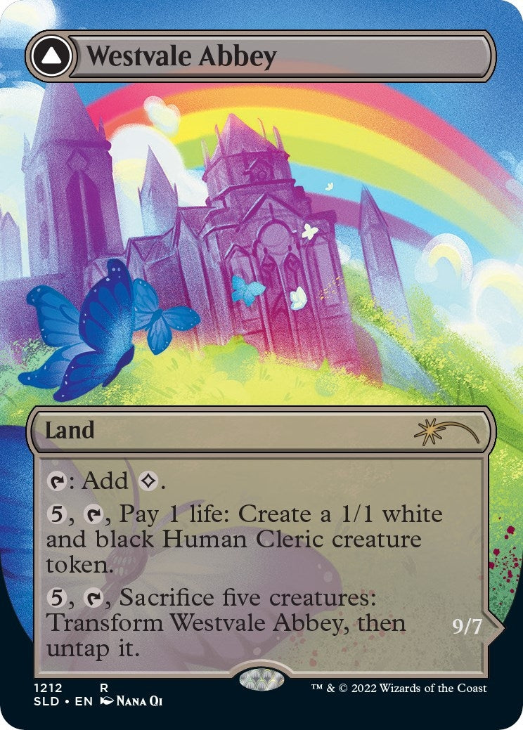 Westvale Abbey (Display Commander) - Thick Stock (1212) (Secret Lair Drop Series)
