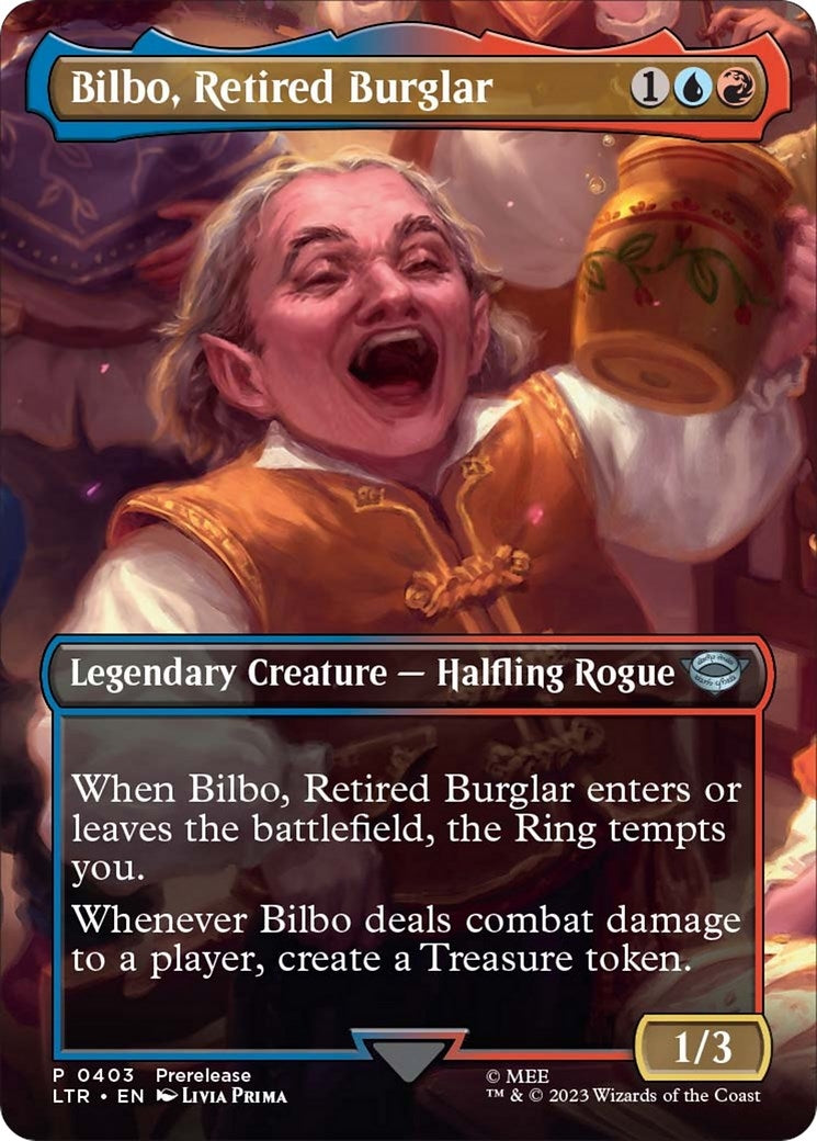 Bilbo, Retired Burglar (Borderless) (403) (Universes Beyond: The Lord of the Rings: Tales of Middle-earth)