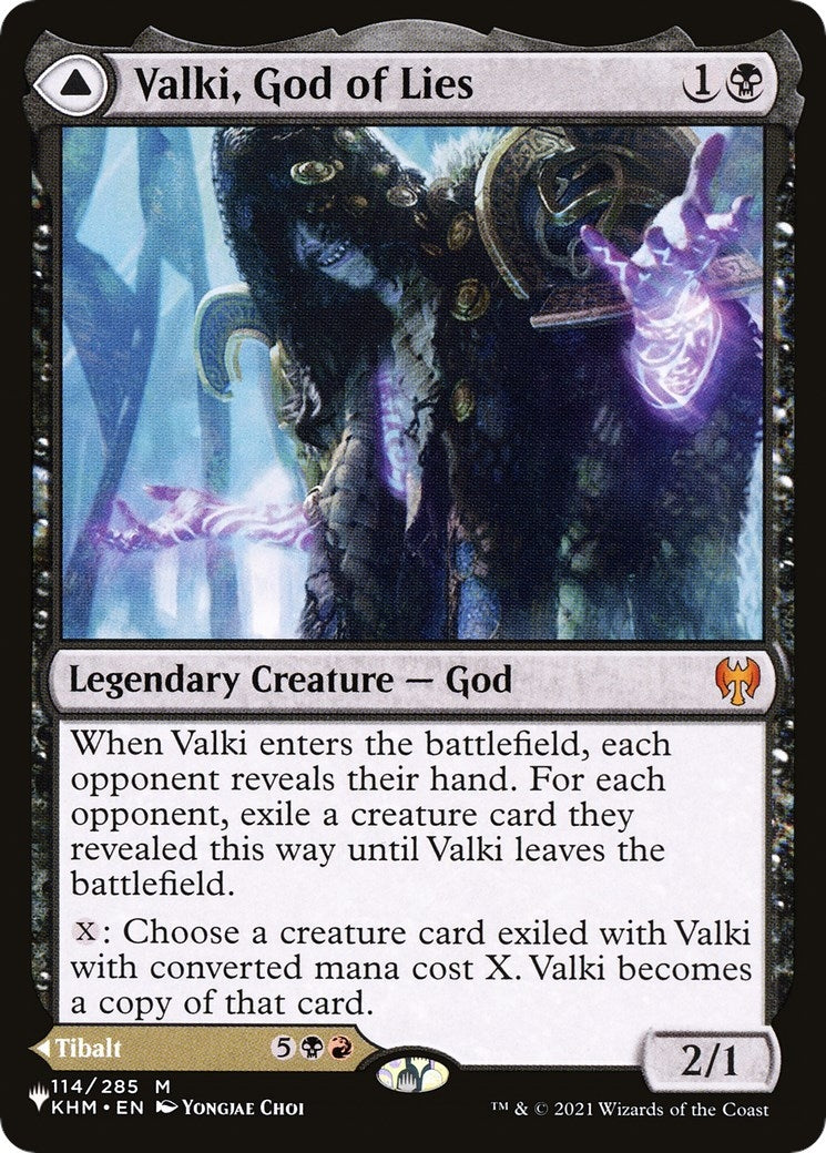 Image for Valki, God of Lies (114) (The List Reprints) - Magic: The Gathering