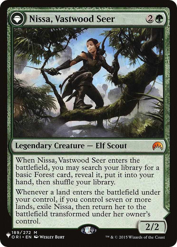 Nissa, Vastwood Seer (189) (The List Reprints)