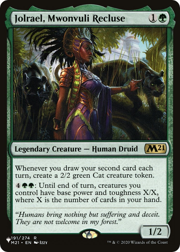 Jolrael, Mwonvuli Recluse (191) (The List Reprints)