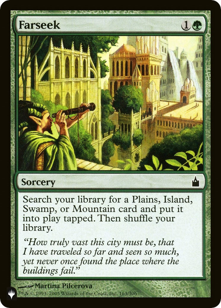 Farseek (RAV) (163) (The List Reprints)
