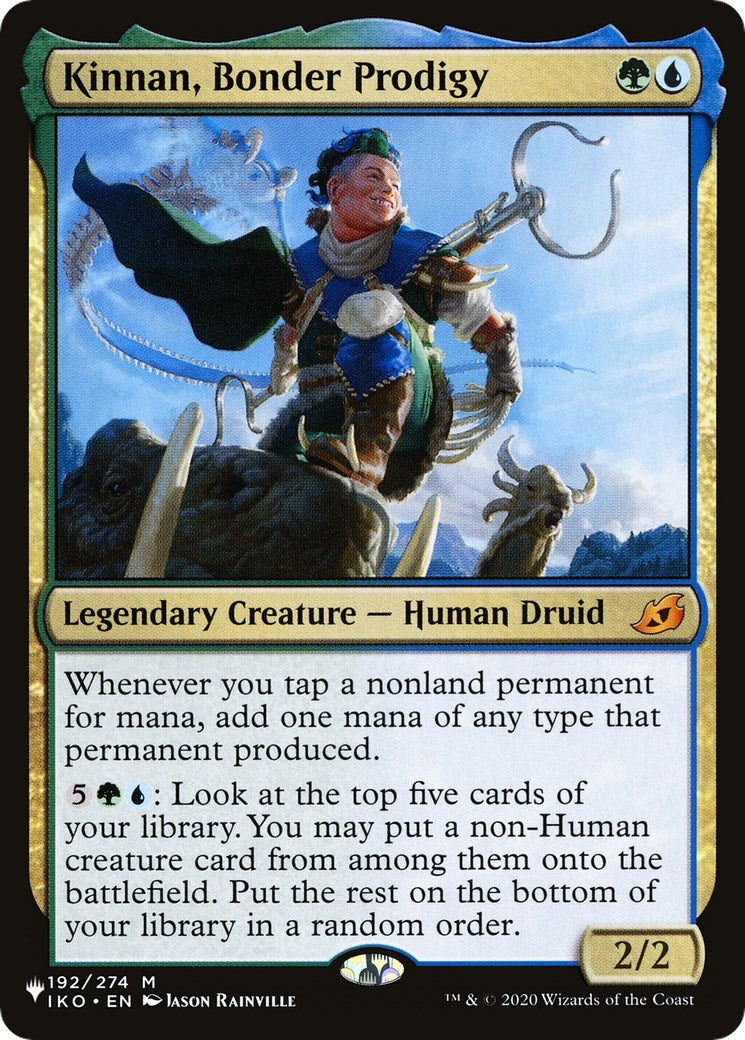 Kinnan, Bonder Prodigy (192) (The List Reprints)