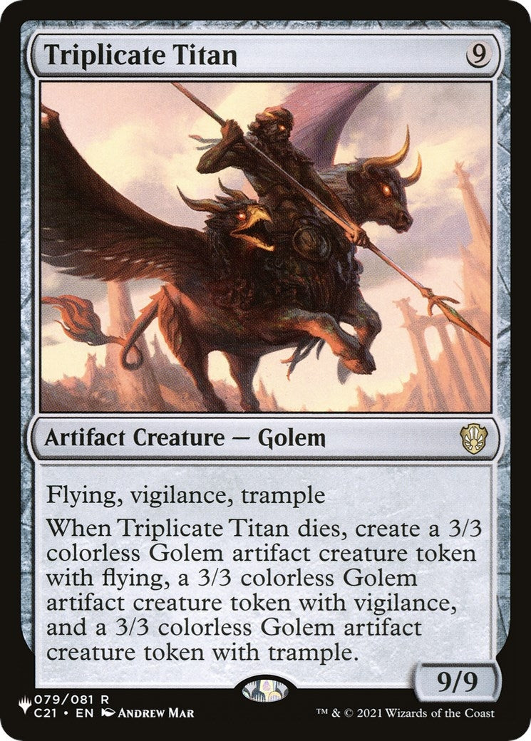 Image for Triplicate Titan (79) - Magic: The Gathering
