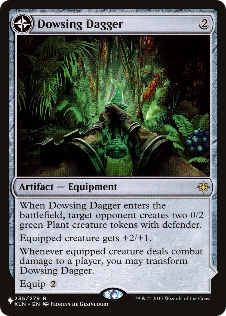 Image for Dowsing Dagger (235) (The List Reprints) - Magic: The Gathering