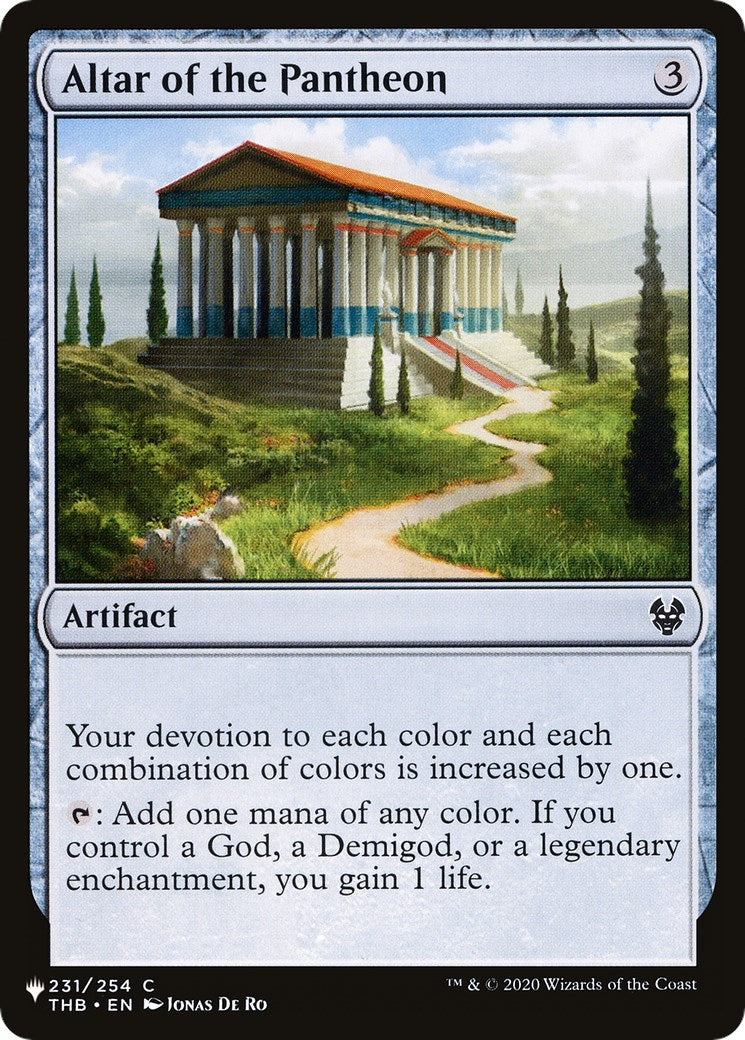 Altar of the Pantheon (231) (The List Reprints)
