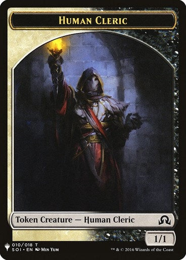 Human Cleric // Emblem - Arlinn, Embraced by the Moon Double-Sided Token (10 // 18) (The List Reprints)