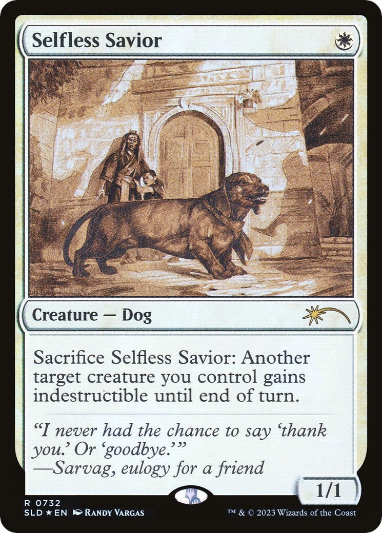 Selfless Savior (Sketch Showcase) (732) (Secret Lair Drop Series)
