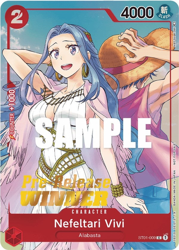 Image for Nefeltari Vivi (OP-03 Pre-Release Tournament) [Winner] (ST01-009) (One Piece Promotion Cards) - One Piece Card Game