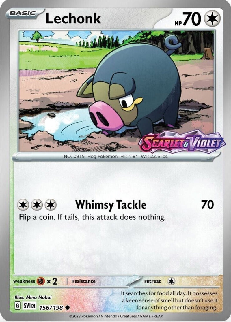 Image for Lechonk - 156/198 (Best Buy Exclusive) (156/198) (Miscellaneous Cards & Products) - Pokemon