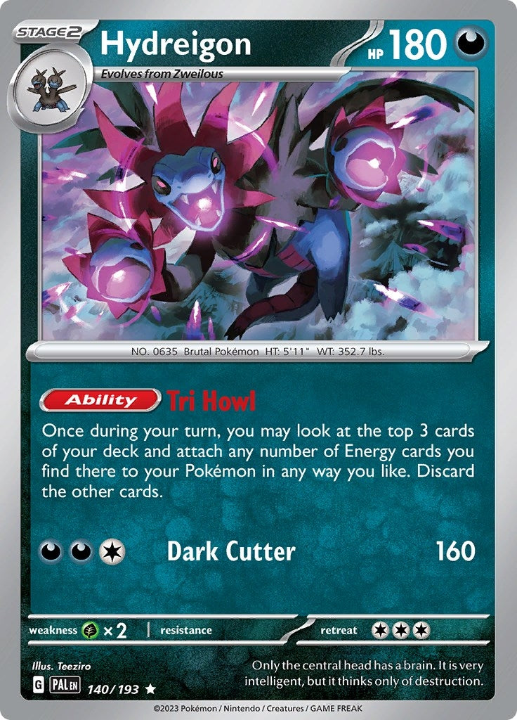 Image for Hydreigon (140/193) (SV02: Paldea Evolved) - Pokemon