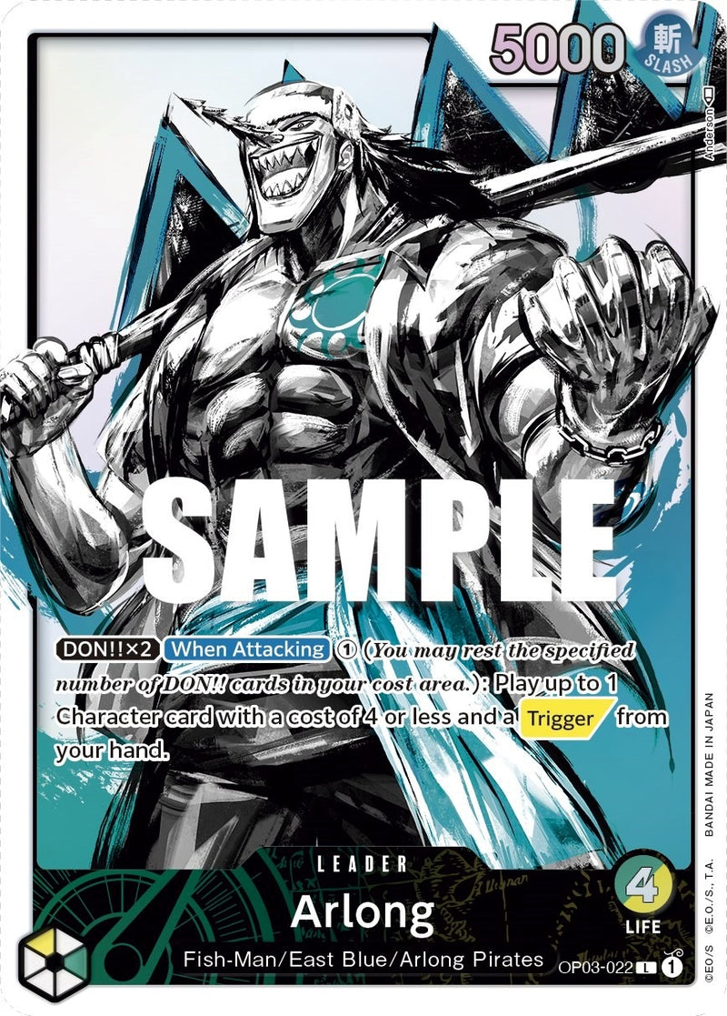 Image for Arlong (Alternate Art) (OP03-022) (Pillars of Strength) - One Piece Card Game