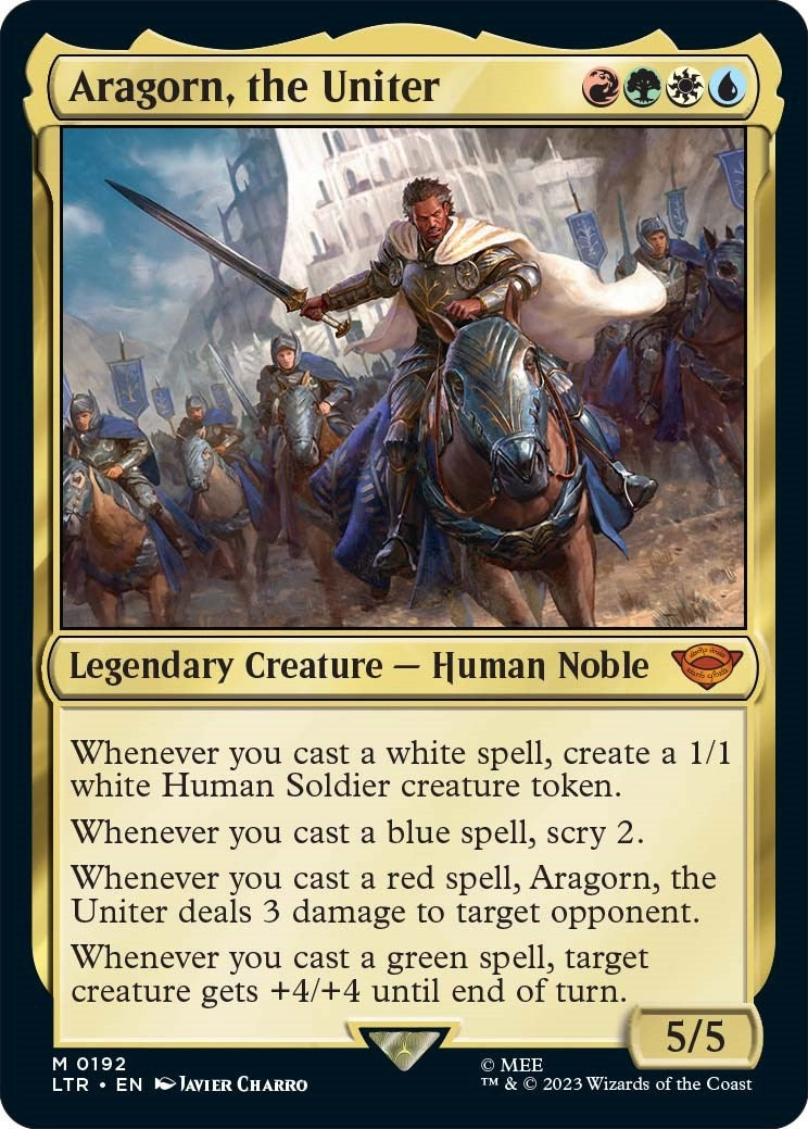 Aragorn, the Uniter (192) (Universes Beyond: The Lord of the Rings: Tales of Middle-earth)