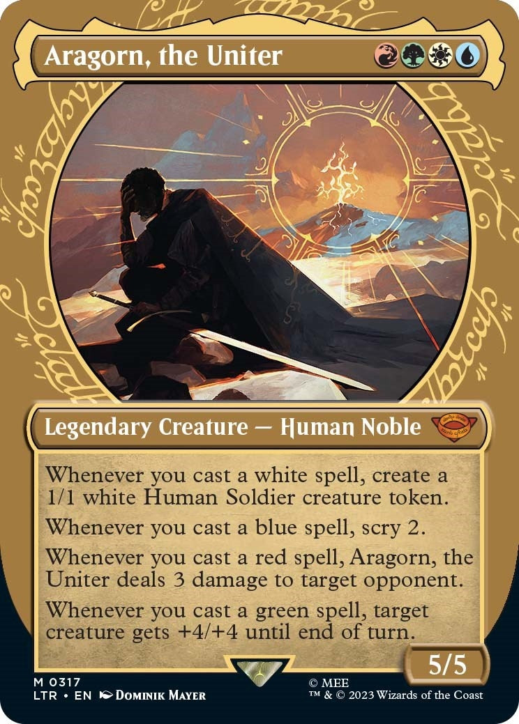 Aragorn, the Uniter (Showcase) (317) (Universes Beyond: The Lord of the Rings: Tales of Middle-earth)