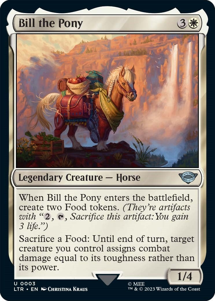 Bill the Pony (3) (Universes Beyond: The Lord of the Rings: Tales of Middle-earth)