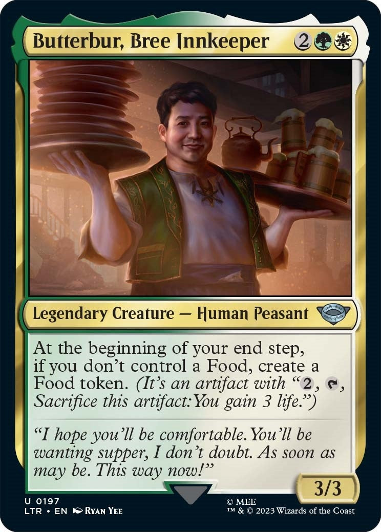 Butterbur, Bree Innkeeper (197) (Universes Beyond: The Lord of the Rings: Tales of Middle-earth)