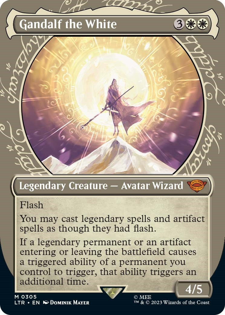Gandalf the White (Showcase) (305) (Universes Beyond: The Lord of the Rings: Tales of Middle-earth)