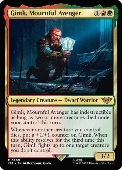 Gimli, Mournful Avenger (209) (Universes Beyond: The Lord of the Rings: Tales of Middle-earth)