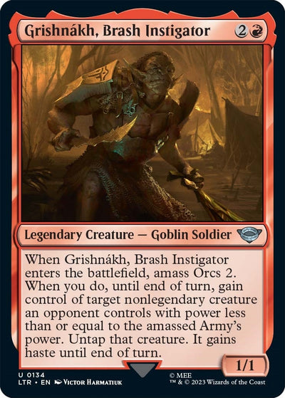 Grishnakh, Brash Instigator (134) (Universes Beyond: The Lord of the Rings: Tales of Middle-earth)