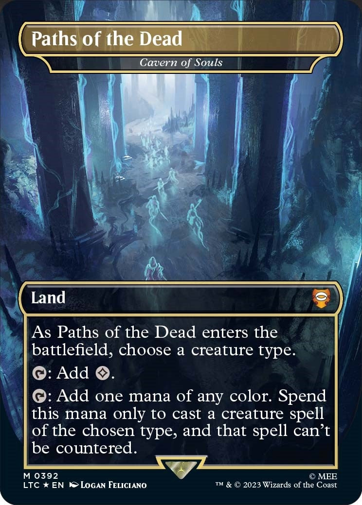 Paths of the Dead - Cavern of Souls (Surge Foil) (392) (Commander: The Lord of the Rings: Tales of Middle-earth)
