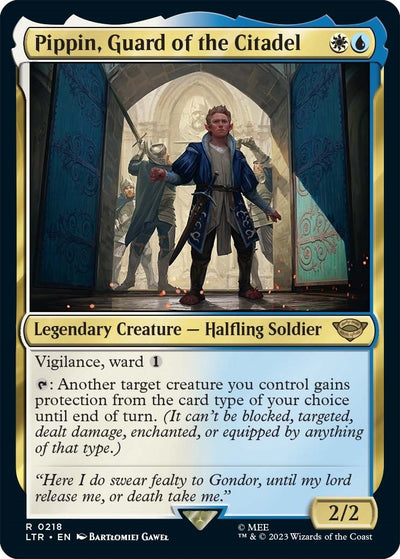 Pippin, Guard of the Citadel (218) (Universes Beyond: The Lord of the Rings: Tales of Middle-earth)