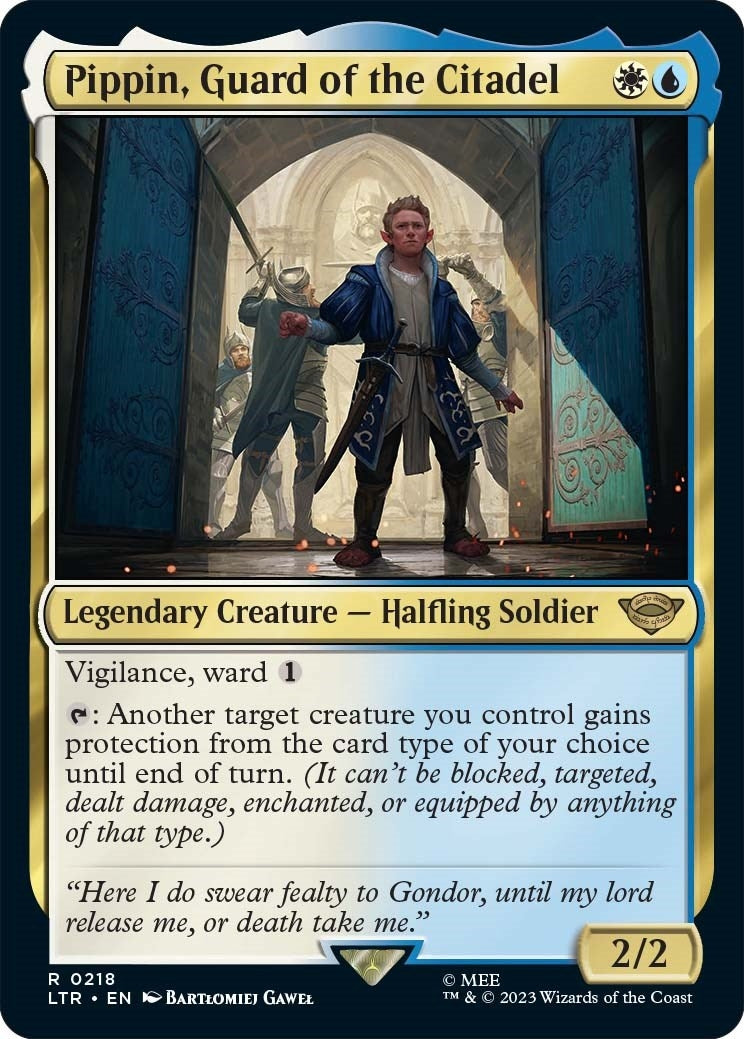 Pippin, Guard of the Citadel (218) (Universes Beyond: The Lord of the Rings: Tales of Middle-earth)