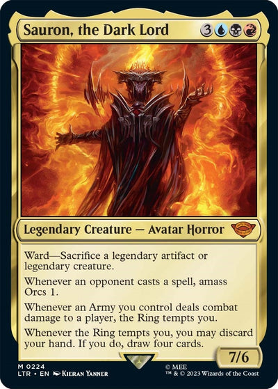 Sauron, the Dark Lord (224) (Universes Beyond: The Lord of the Rings: Tales of Middle-earth)
