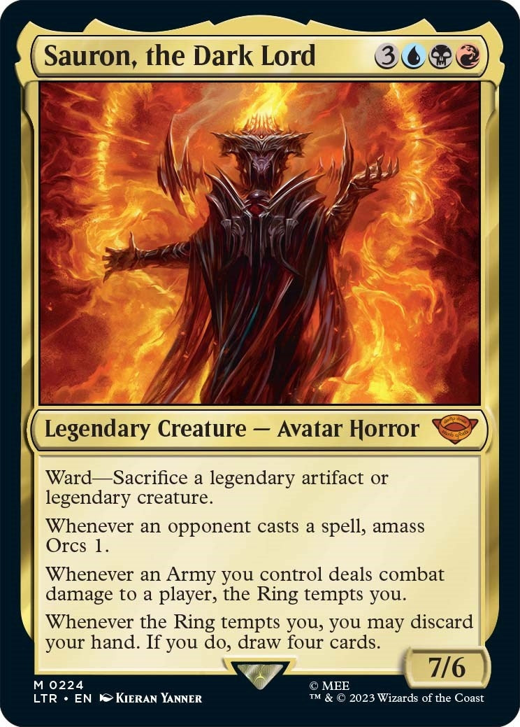 Sauron, the Dark Lord (224) (Universes Beyond: The Lord of the Rings: Tales of Middle-earth)