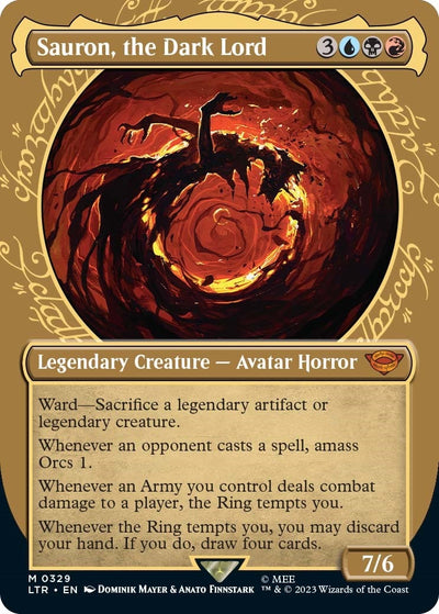 Sauron, the Dark Lord (Showcase) (329) (Universes Beyond: The Lord of the Rings: Tales of Middle-earth)