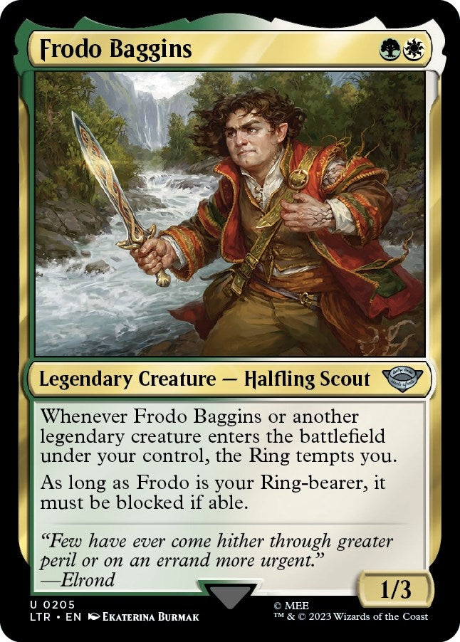 Frodo Baggins (205) (Universes Beyond: The Lord of the Rings: Tales of Middle-earth)