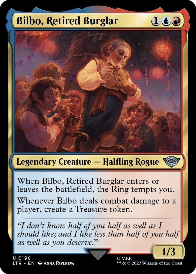 Bilbo, Retired Burglar (196) (Universes Beyond: The Lord of the Rings: Tales of Middle-earth)