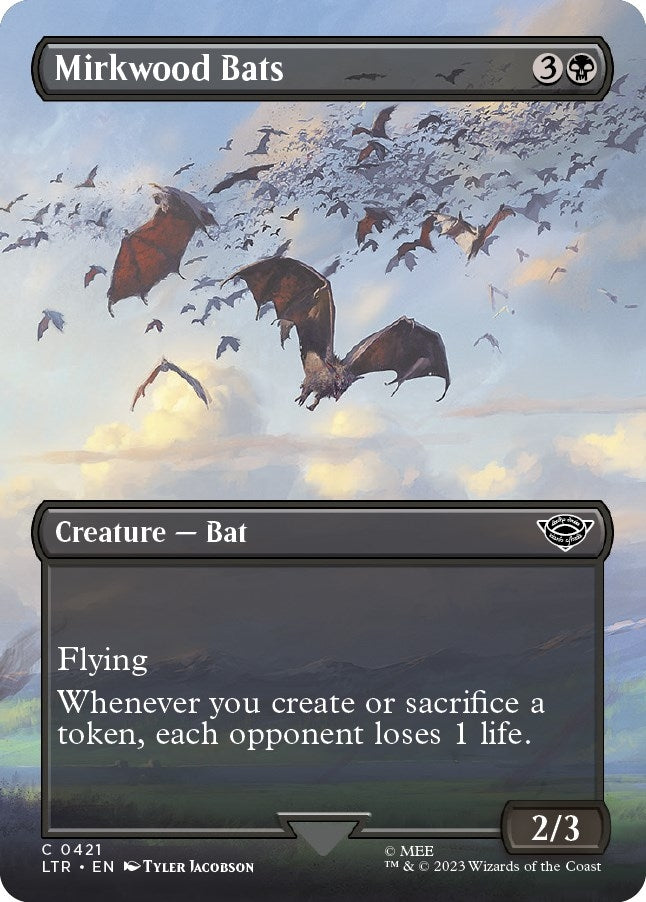 Mirkwood Bats (Borderless) (421) (Universes Beyond: The Lord of the Rings: Tales of Middle-earth)