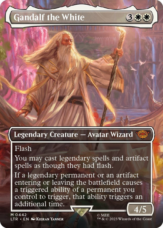Gandalf the White (Borderless) (442) (Universes Beyond: The Lord of the Rings: Tales of Middle-earth)