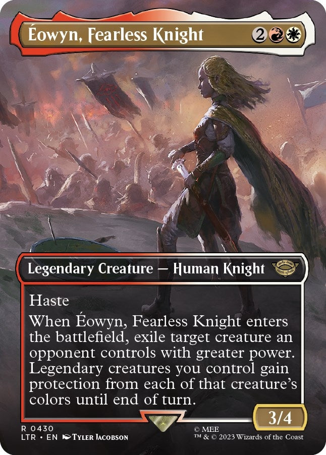 Eowyn, Fearless Knight (Borderless) (430) (Universes Beyond: The Lord of the Rings: Tales of Middle-earth)