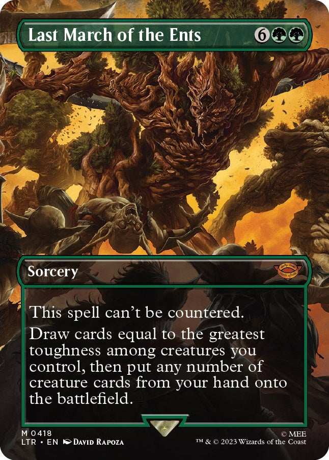 Last March of the Ents (Borderless) (418) (Universes Beyond: The Lord of the Rings: Tales of Middle-earth)