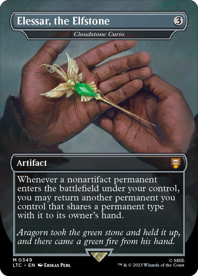 Elessar, the Elfstone - Cloudstone Curio (349) (Commander: The Lord of the Rings: Tales of Middle-earth)