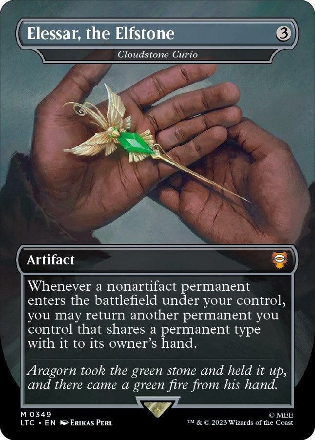 Elessar, the Elfstone - Cloudstone Curio (349) (Commander: The Lord of the Rings: Tales of Middle-earth)