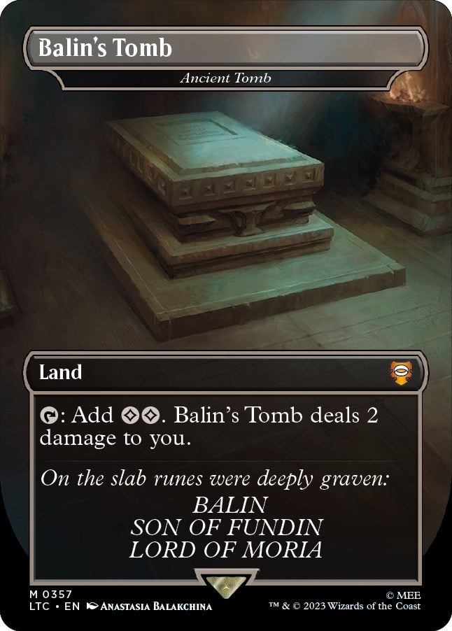Balin's Tomb - Ancient Tomb (357) (Commander: The Lord of the Rings: Tales of Middle-earth)