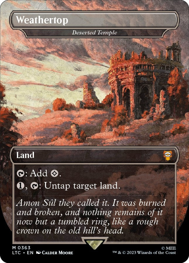Weathertop - Deserted Temple (363) (Commander: The Lord of the Rings: Tales of Middle-earth)