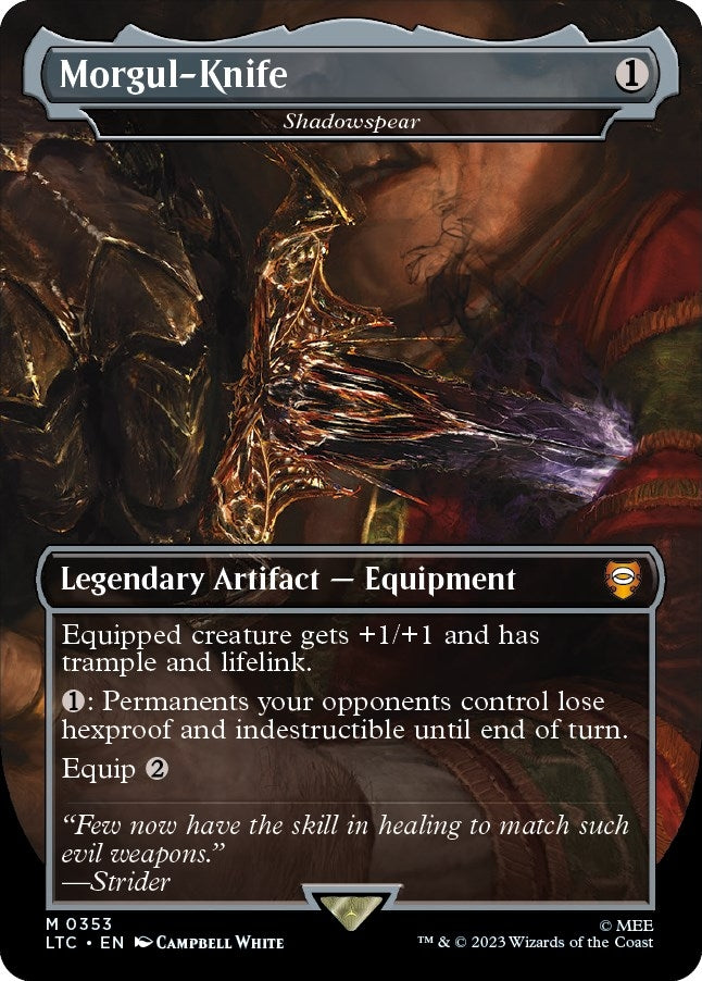 Morgul-Knife - Shadowspear (353) (Commander: The Lord of the Rings: Tales of Middle-earth)