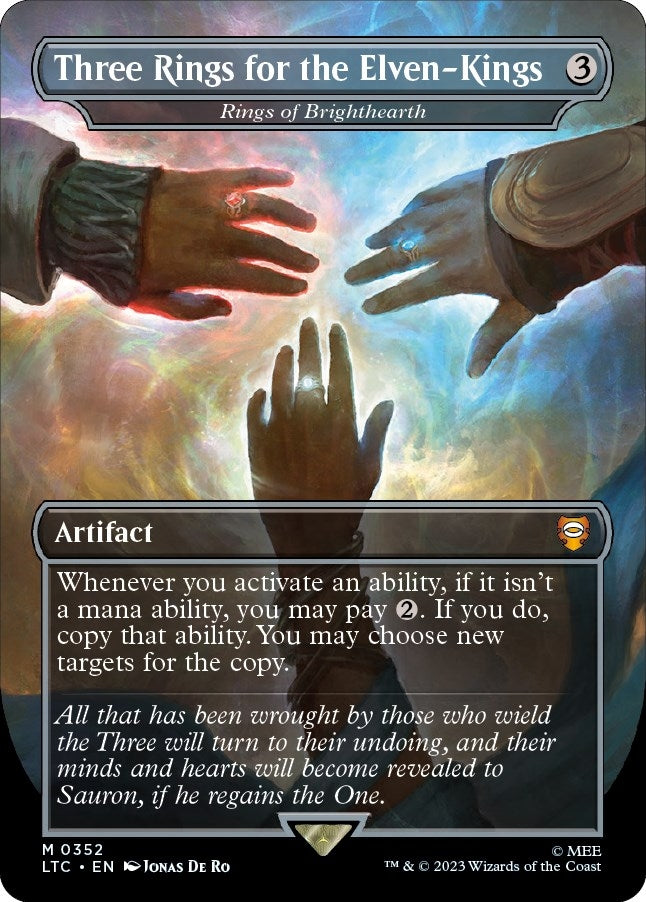 Three Rings for the Elven-Kings - Rings of Brighthearth (352) (Commander: The Lord of the Rings: Tales of Middle-earth)