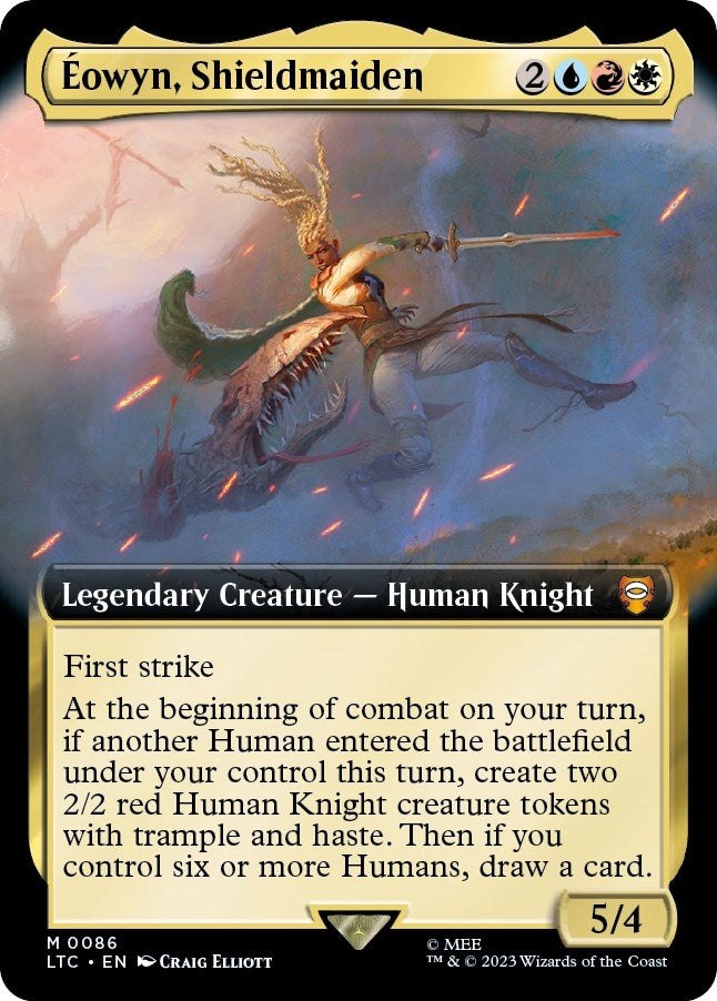Eowyn, Shieldmaiden (Extended Art) (86) (Commander: The Lord of the Rings: Tales of Middle-earth)